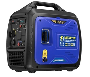 NEXPOW 3500W Portable Inverter Generator, Dual Fuel Super Quiet Generator NEW - Picture 1 of 10