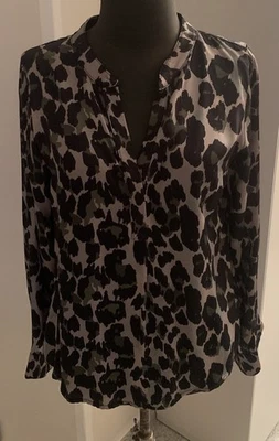 Frogbox Animal Print Design Bluse Neu Größe S aktuell Rayon Viskose - Bild 1 von 4