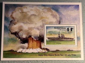MARSHALL ISLANDS, SCOTT #115-118 (118A), OPERATION CROSSROADS, ATOMBOMBENTESTS - Bild 1 von 2