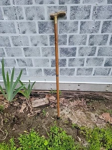 Antique Brass Handle Vintage Walking Cane Wooden Walking Stick/0625-ys5 - Picture 1 of 14