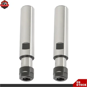 2Pcs 1" Straight Shank Tool Holder C1 ER16 100L Collet Chuck Toolholder For Mill - Picture 1 of 8