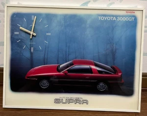TOYOTA 3000GT SUPRA Panel clock Analog Multicolor Not for sale Novelty Excellent - Picture 1 of 24