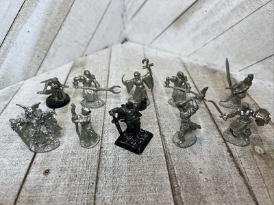 Lote de miniaturas de metal Reaper (10) - Figuras de fantasía RPG, estilos mixtos Foto 1 de 4