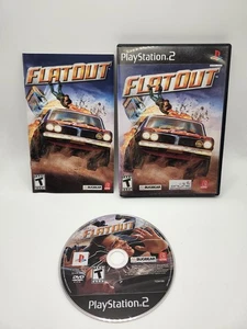 FlatOut (Sony PlayStation 2 2005) PS2 CIB Neuwertig Getestet Selten Retro PS2 Black Label - Bild 1 von 11