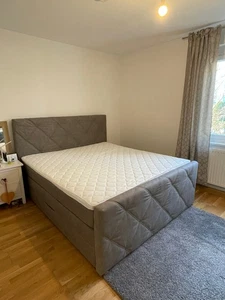 Modernes Boxspringbett mit Bettkasten – Top-Zustand in 200 cm x 180 cm - Bild 1 von 2