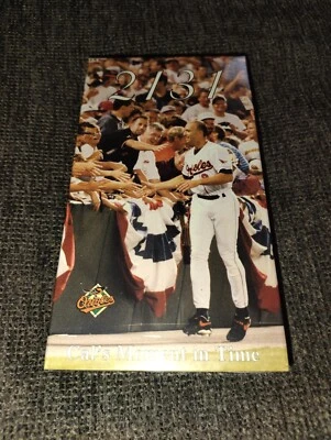 2131 Cal's Moment In Time - CAL RIPKEN VHS TAPE - 1995 - NEW SEALED! MLB History - Image 1 of 2