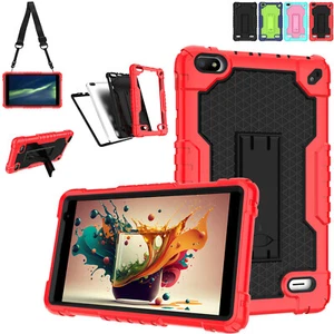 For BLU M8L Tablet 8 Inch Drop-Proof Kids Case Cover with Shockproof Kick Stand - Picture 1 of 146