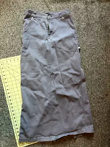 vintage y2k tommy jeans grey cargo maxi skirt with carpenter details - Picture 1 of 3