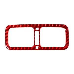 For Infiniti G37 Sedan 2010-2013Red Carbon Fiber Rear Center Air Vent Cover Trim - Picture 1 of 9