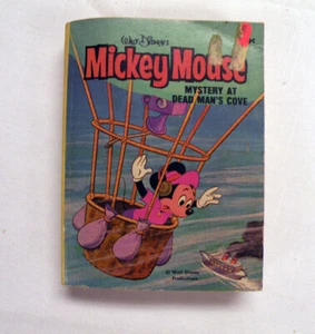 MICKEY MOUSE Mystery Dead Man's Cove 1980 Whitman Big Little Book Walt Disney - Picture 1 of 3