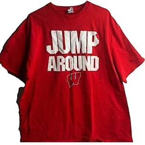 Wisconsin Badgers Herren Größe 2XL T-Shirt Jump Around Sportswear - Bild 1 von 6