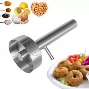 Falafel Maker Presse Donut Form (mit Loch) Edelstahl Premium Qualität P - Bild 1 von 7