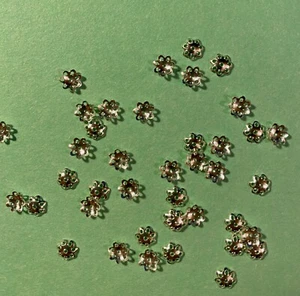 3 dz of 925 silver findings --- caps, 5 mm, 36 units - Picture 1 of 1