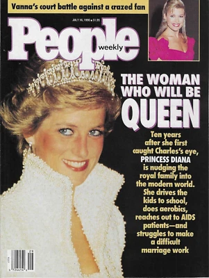 People Magazine Jul 16, 1990 Princess Diana Vanna White Jon Bon Jovi Mandela - Image 1 of 2