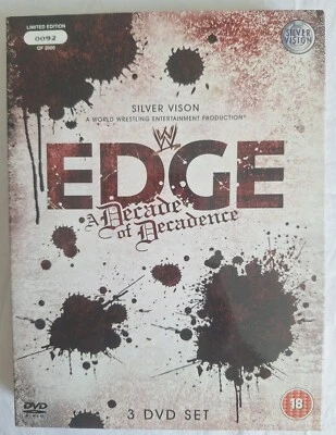 WWE Edge - A Decade of Decadence DVD **NUMBERED LIMITED EDITION VERSION!** - Image 1 of 4