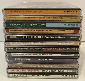 LOT OF 12 CD`S CAJUN & ZYDECO MUSIC Geno Delafose Jimmy C. Newman & More - Picture 1 of 21