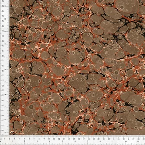 Hand Marbled Paper for Bookbinding, Long Grain 60x86cm 24x34in Series f098 - Picture 1 of 1