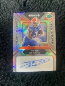 Travis Etienne 2024 Panini Prizm Silver Prizms Sensational Auto RC SP Rookie - Picture 1 of 2