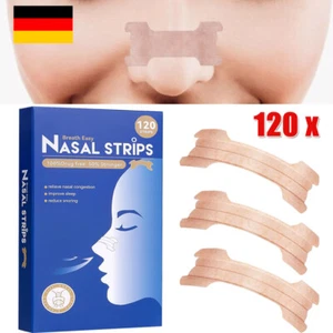 120x Nasenpflaster Better Breath Nasal Strips Pflaster Besser Atmen Schnarchen - Bild 1 von 20