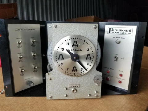 I.T.Verdin Vintage  Clock Panel 537-4 -Extremely Rare !! Cover