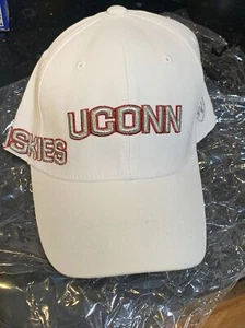 UConn Huskies Connecticut TOW NCAA College geschmolzen weiß Stretch-Passform Kappe Mütze - Bild 1 von 4
