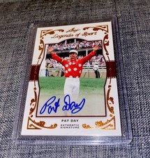 Jockey Pat Day 2011 Leaf Autograph /23 Legends Of Sport Horse Racing Auto SP