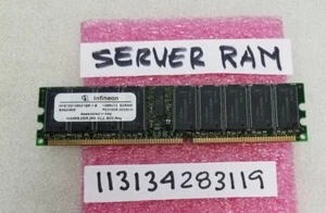 1GB PC DDR1 DDR PC2100R DDR-266 2100 266 184PIN RDIMM Dual Rank 2RX4 64X4  - Picture 1 of 1