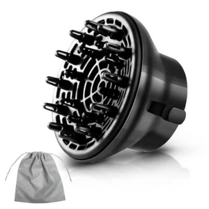 Universal Hair Diffuser Adjustable 1.77 to 2.76 Inch Hair Dryer Attachment - Picture 1 of 7