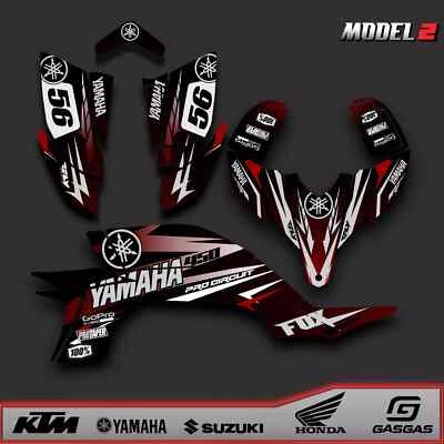 Kit Gráficos Yamaha YFZ 450 - 2003 2004 2005 2006 2007 2008 Pegatinas Calcomanías Foto 1 de 4