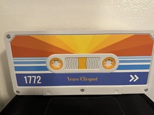 Veuve Clicquot 1772 Champagne Brut 🍾🥂 Retro Cassette Tape Tin Box NO BOTTLE - Picture 1 of 7