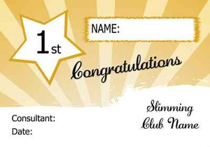 Orange Horizon Personalised Slimming Club Diet Weight Loss Certificate - Imagen 1 de 1