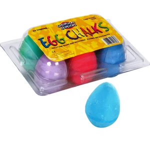 Pack de 6 tizas de huevo colores surtidos - Imagen 1 de 1