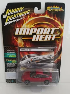 Rare Johnny Lightning Import Heat 1990 Honda CRX White Lightning Chase 1of 50 - Bild 1 von 4