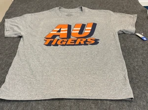 NWT Grey Auburn Tigers Men's College Short Sleeve Large T Shirt A19 - Picture 1 of 4