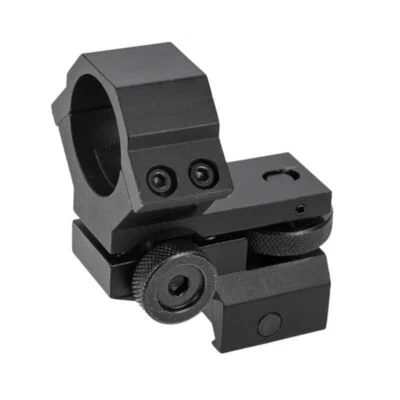 Low Profile Adjustable Windage Elevation Rifle Scope Mount 25.4mm Ring Torch - Image 1 of 4