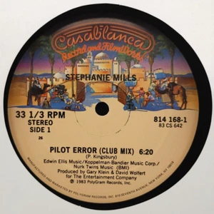 STEPHANIE MILLS 12" SINGLE PILOT ERROR CLUB MIX EX+ ALBUM VERSION EX - Picture 1 of 3