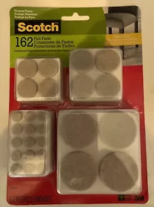 3M Scotch 162 pz Tappetino Adesivo in Feltro SP845-NA, Protezione Pavimenti in Legno, Beige - Foto 1 di 4
