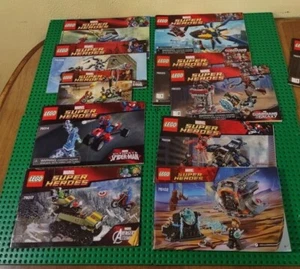 LEGO Marvel Super Heroes Instruction Books Manuals Only 7600 476014 76020 More - Picture 1 of 20