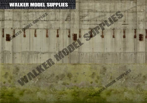 1:18 Echelle (3xA4) Garage Mural - Retirer Et Appliquer Sticker Model Voiture 71 - Imagen 1 de 1