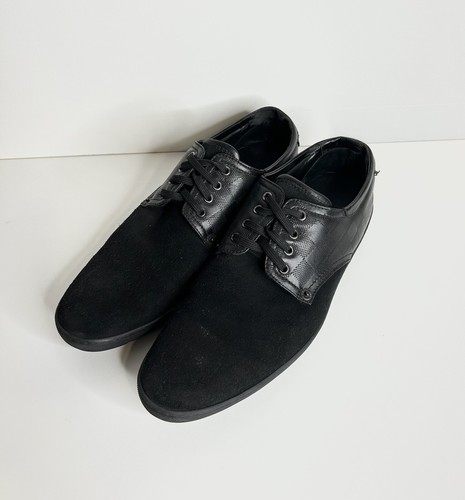 LOUIS VUITTON（LV） Scarpe stringate Louis Vuitton Team Derby scamosciate taglia 8 5 nere