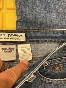 Harley Davidson Jean Pants Women’s Size 4 Tall Waist 30” Inseam 33” - Picture 1 of 4