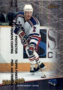 1998-99 Topps Finest #137 Brian Leetch NEW YORK RANGERS