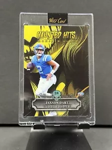 Jaxson Dart 2023 Wild Card Haunted Hits Monster Hunt #HHS-JD SSP #’d/4 - Foto 1 di 2