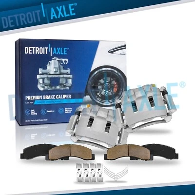 Front Brake Calipers and Brake Pads for 1999 - 2004 Ford F-250 F-350 Super Duty - Image 1 of 4