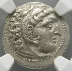 Alexander III., Der Große (336-323 v. Chr.) AR-Drachme, zertifiziert NGC Sehr... - Bild 1 von 7