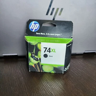 ПОДЛИННЫЙ HP 74XL черный чернильный картридж нуар - срок годности 2012 - Изображение 1 из 4