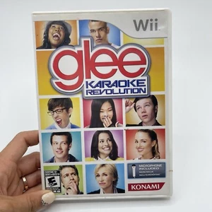 Karaoke Revolution: Glee (Nintendo Wii, 2011) Game Only W/ Case Preowned Konami - Picture 1 of 5