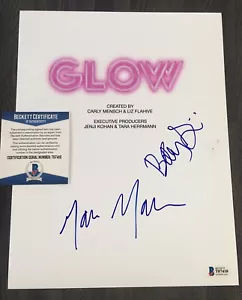 Betty Gilpin Marc Maron signiert Glow vollständiges Drehbuch Pilot Episode AUTOGRAMM BECKETT - Bild 1 von 1