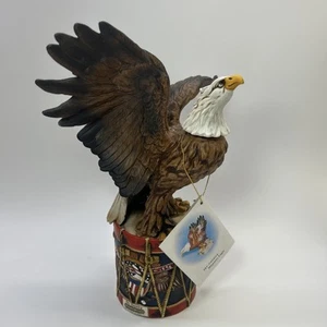 Ski Country Kentucky Straight Bourbon Whiskey Dekanter Adler auf Kriegstrommel - Bild 1 von 15