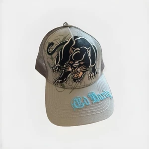 ED HARDY, Gris Claro, Logo Tiger, Nuevo con Etiquetas, Talla Estándar - Imagen 1 de 7